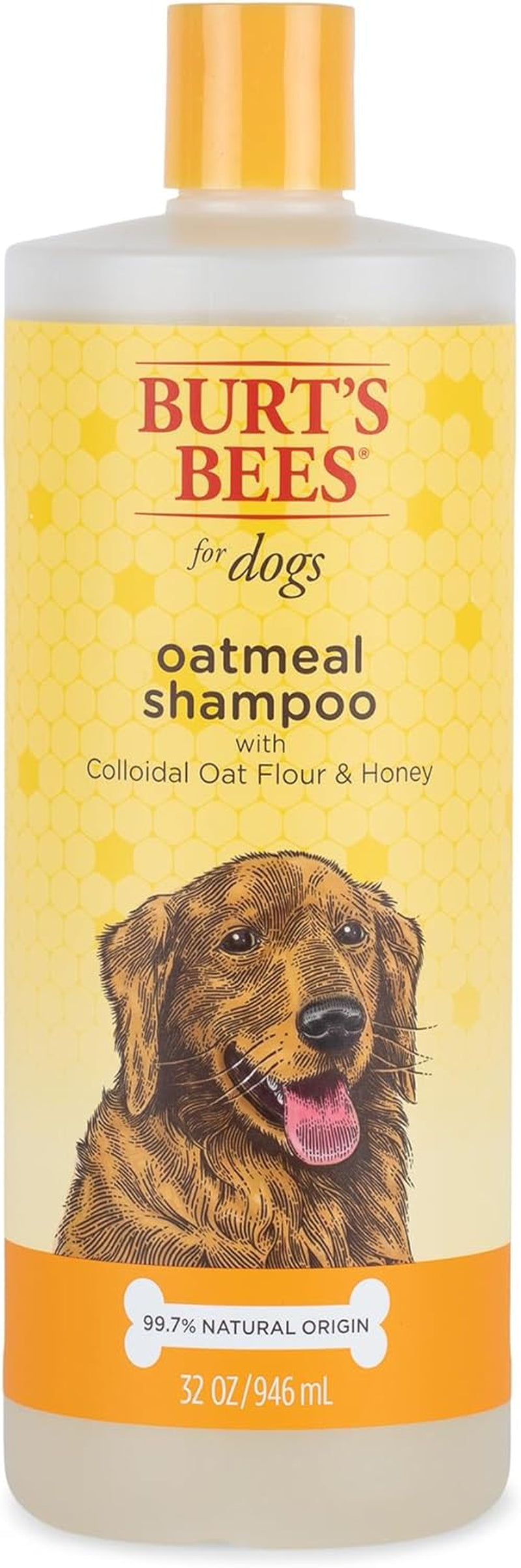 Natural Oatmeal Shampoo with Colloidal Oat Flour and Honey | Oatmeal Dog Shampoo, 1 Gallon | Cruelty Free, Sulfate & Paraben Free, Soothing Dog Shampoo for All Dogs,Beige