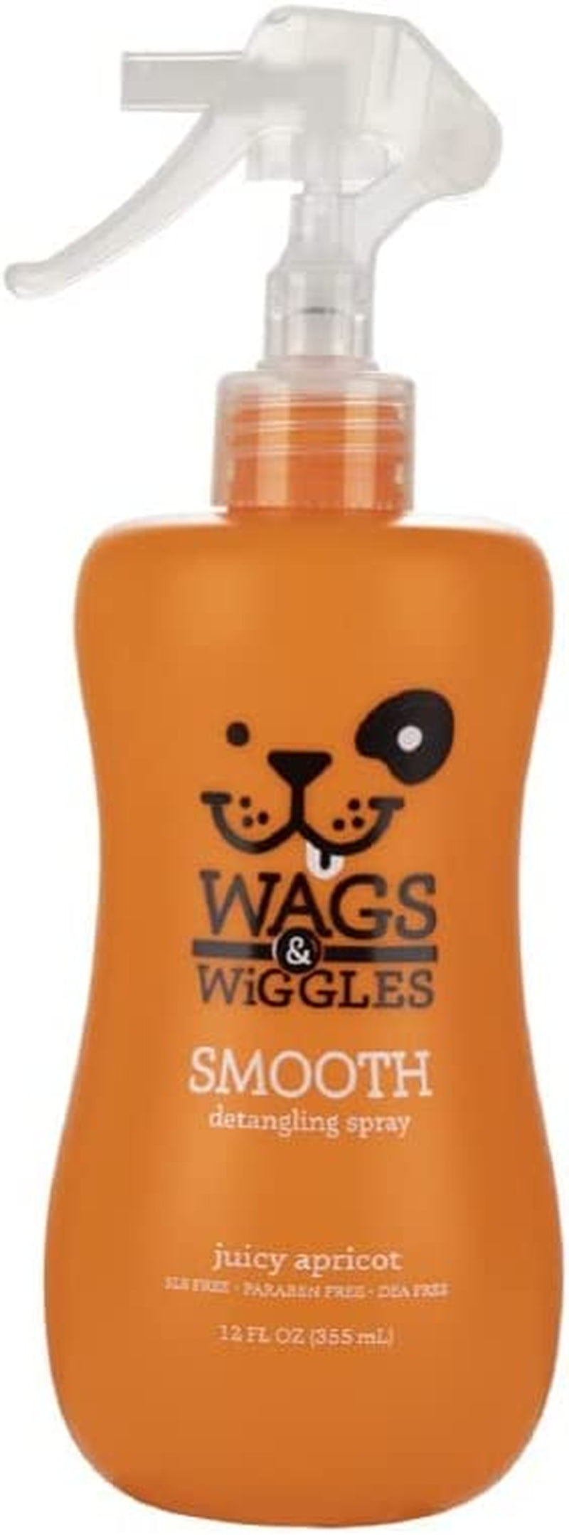 Smooth Detangling Spray in Juicy Apricot | Dog Grooming Detangler Spray to Eliminate Knots, Mats, and Tangles | Dog Freshening Spray, 12 Ounces