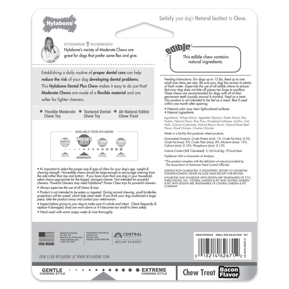 Small Dog Value Pack 3 Count - up to 15 Lbs.