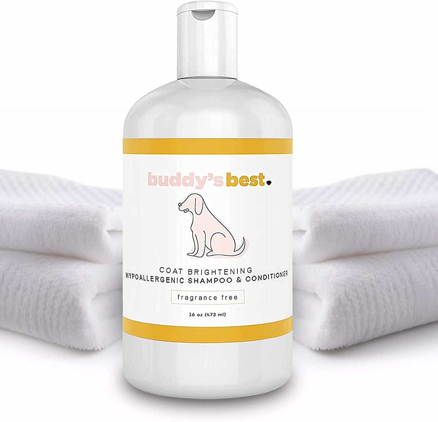 Dog Shampoo for Smelly Dogs - Skin-Friendly, Oatmeal Dog Shampoo and Conditioner for Dry and Sensitive Skin - Moisturizing Puppy Wash Shampoo, Calming Lavender Scent, 16Oz