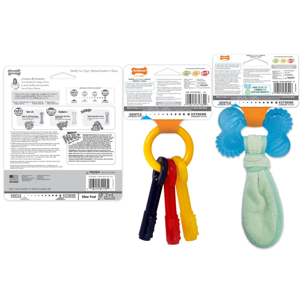 Puppy Chew Toy and Treat Bundle