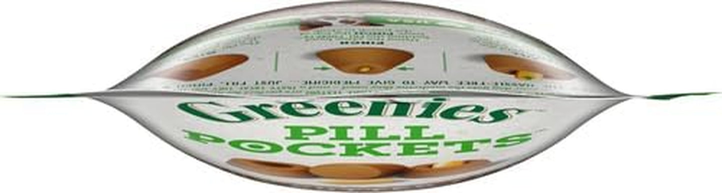 PILL POCKETS for Dogs Capsule Size Natural Soft Dog Treats with Real Peanut Butter, 7.9 Oz. Pack (30 Treats)