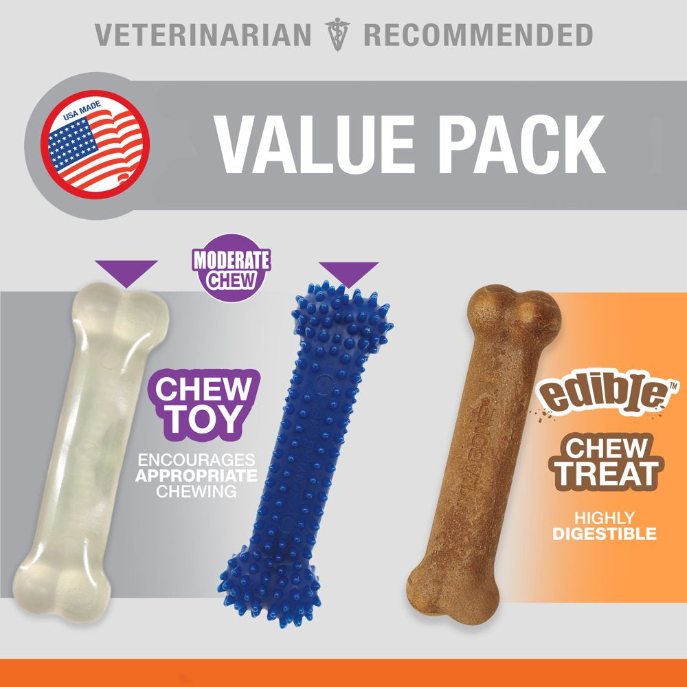 Small Dog Value Pack 3 Count - up to 15 Lbs.