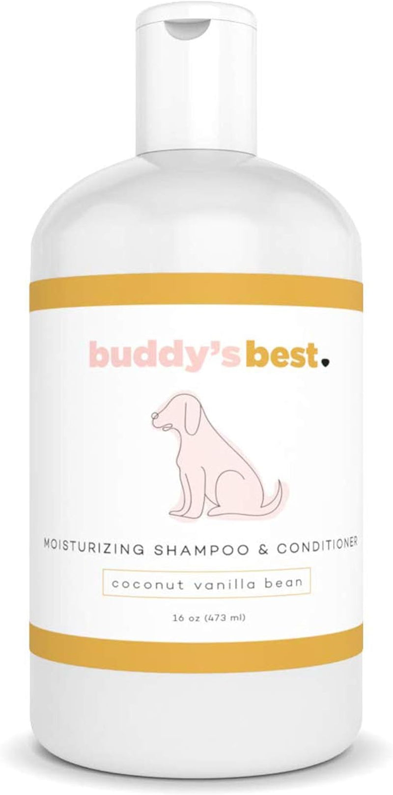 Dog Shampoo for Smelly Dogs - Skin-Friendly, Oatmeal Dog Shampoo and Conditioner for Dry and Sensitive Skin - Moisturizing Puppy Wash Shampoo, Calming Lavender Scent, 16Oz