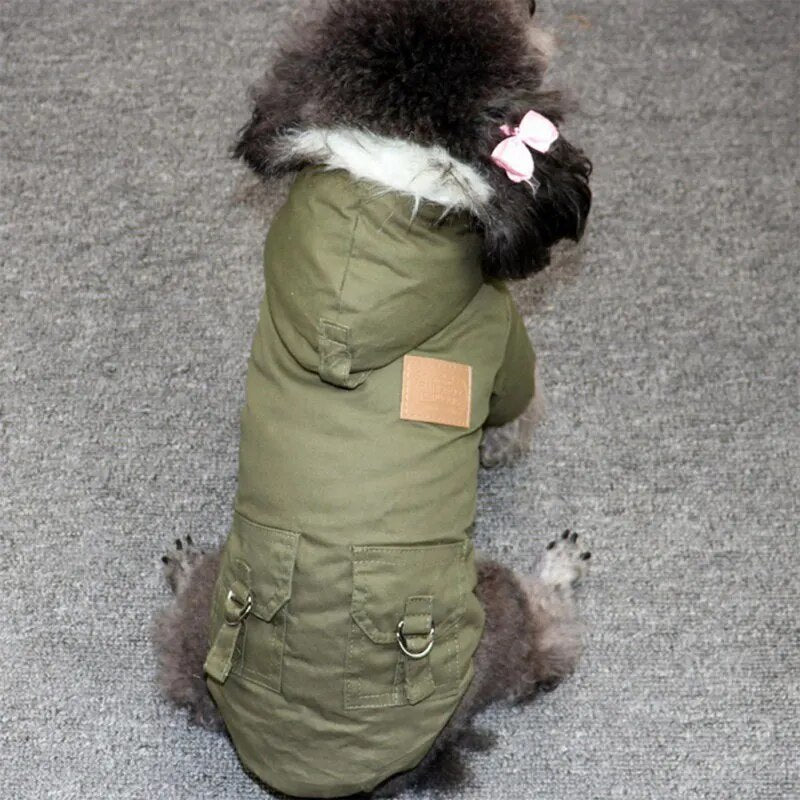 Winter Dog Clothes Warm Puppy Jacket Coat for Small Medium Dog Chihuahua Yorkies Hooded Clothes Pets Clothing Ropa Para Hoodie