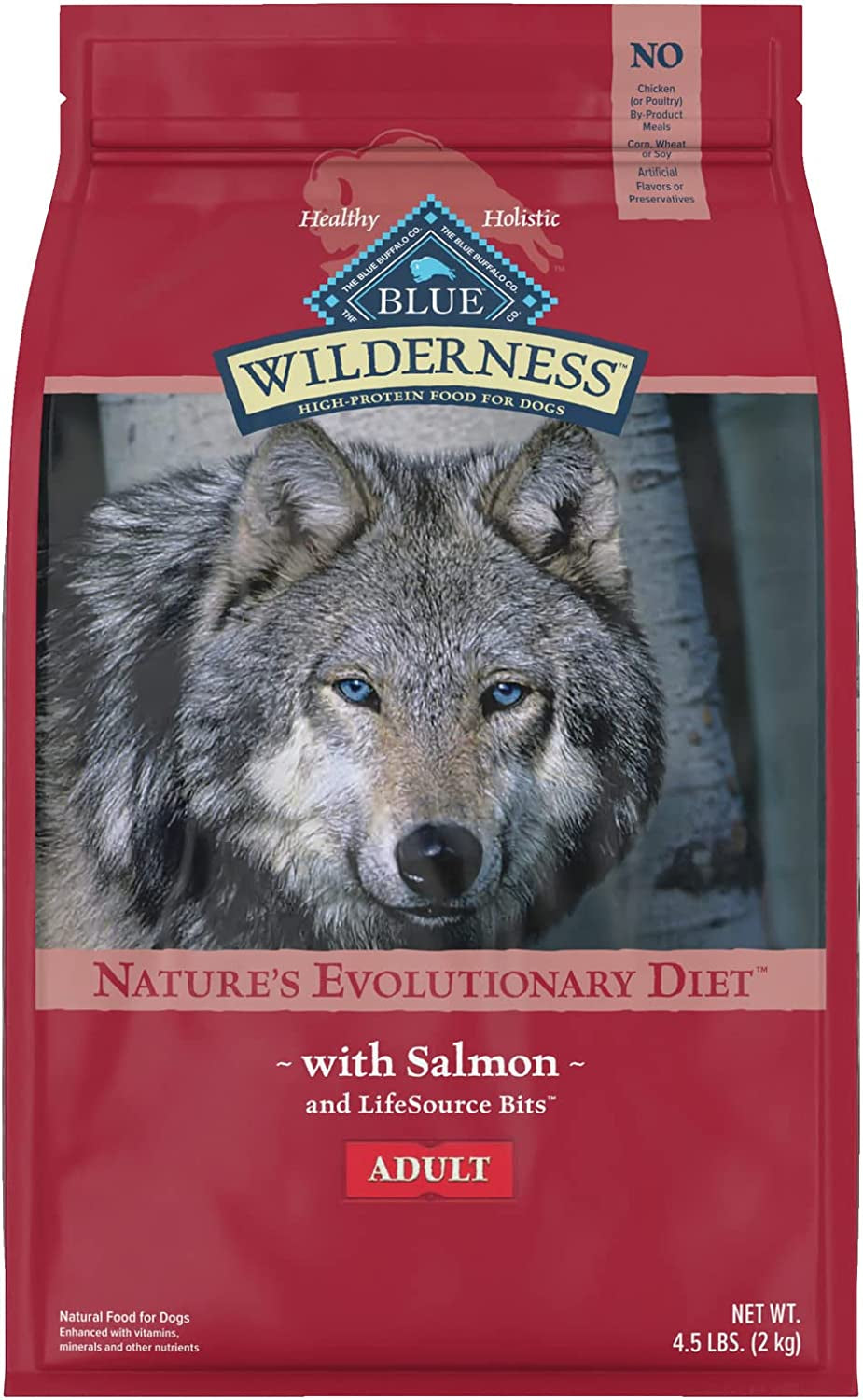 Blue Buffalo Wilderness High Protein, Natural Adult Dry Dog Food.
