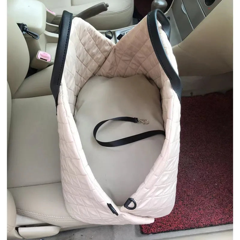 Portable Warm Kennel Pet Dog Carrier Bag Car Seat Control Nonslip Dog Carriers Safe, Puppy Cat Pet Bed Chihuahua Pet Products