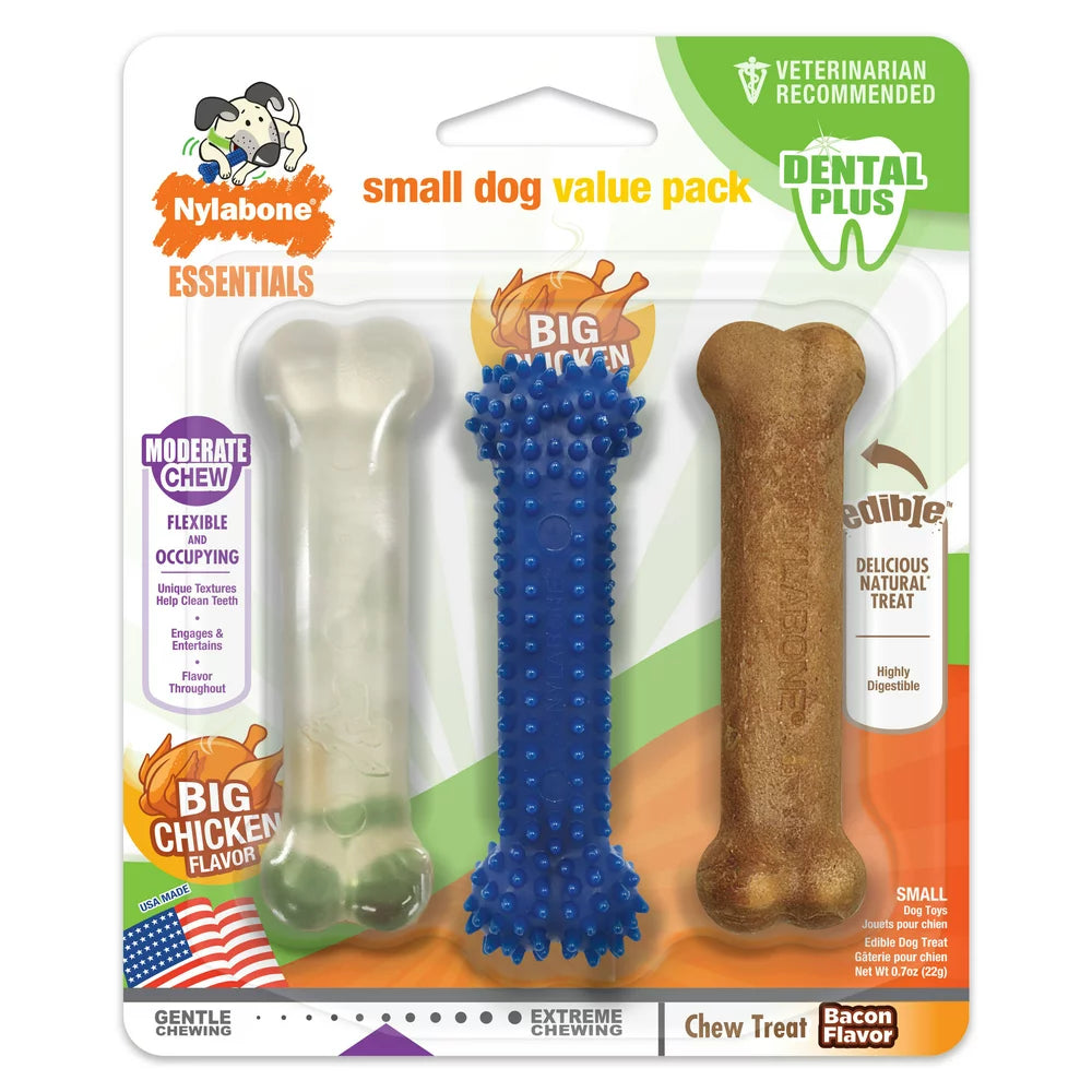 Small Dog Value Pack 3 Count - up to 15 Lbs.